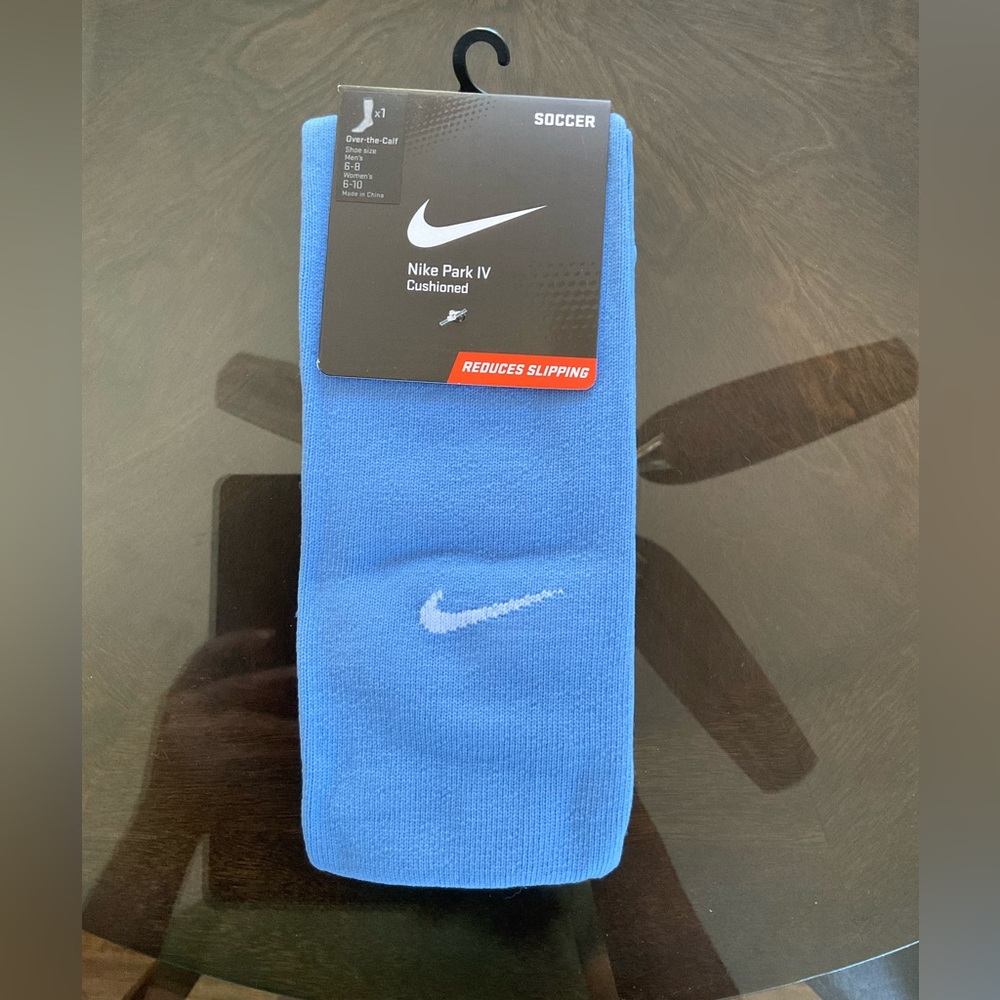 Nike Light Blue Soccer Socks